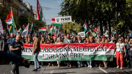 68fa857485f54050080f7cd2.jpg ‘We don’t want to die for Ukraine’ – Budapest peace marchers (VIDEO)