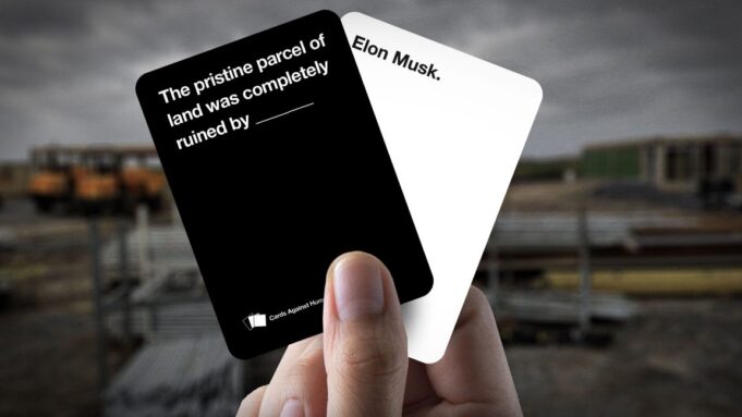 Cards Against Humanity lawsuit forced SpaceX to vacate land on US/Mexico border Cards Against Humanity lawsuit forced SpaceX to vacate land on US/Mexico border